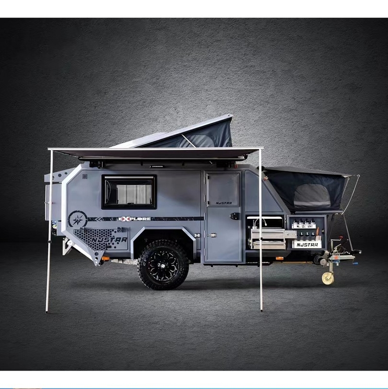 16ft Off Road Folding Camper Trailer с вместимостью 2 взрослых и 2 детей