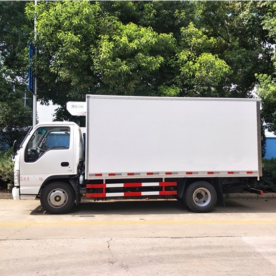 Япония 4*2 ISUZU холодильная коробка грузовик ПТО система 5 тонн морозильный грузовик