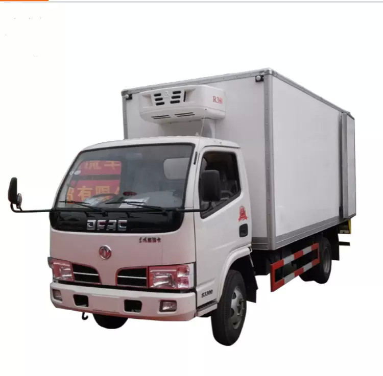 Тележка Dongfeng коробки холодильника замораживателя 4*2 5 тонн степень -5 до -15