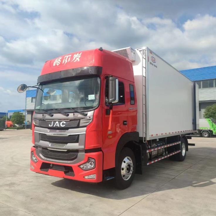 Тележка замороженных продуктов JAC тележка 10 тонн Refrigerated для перехода замороженных продуктов