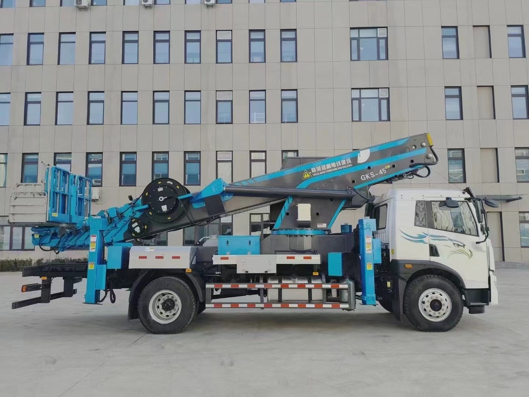 Воздушная тележка 6 рабочей платформы 140KW катила тележку ведра ЕВРО 3 дизельную