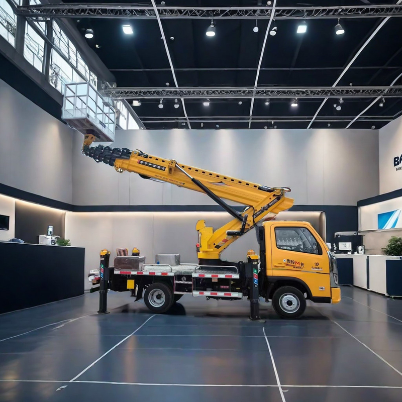 Китайский Foton 4*2 Воздушный рабочий грузовик 24 метра складная рука 115 л.с.