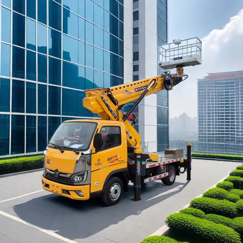 EURO 5 Foton 4*2 Рабочая платформа, установленная на транспортном средстве, 24 метровая воздушная платформа, установленная на грузовике