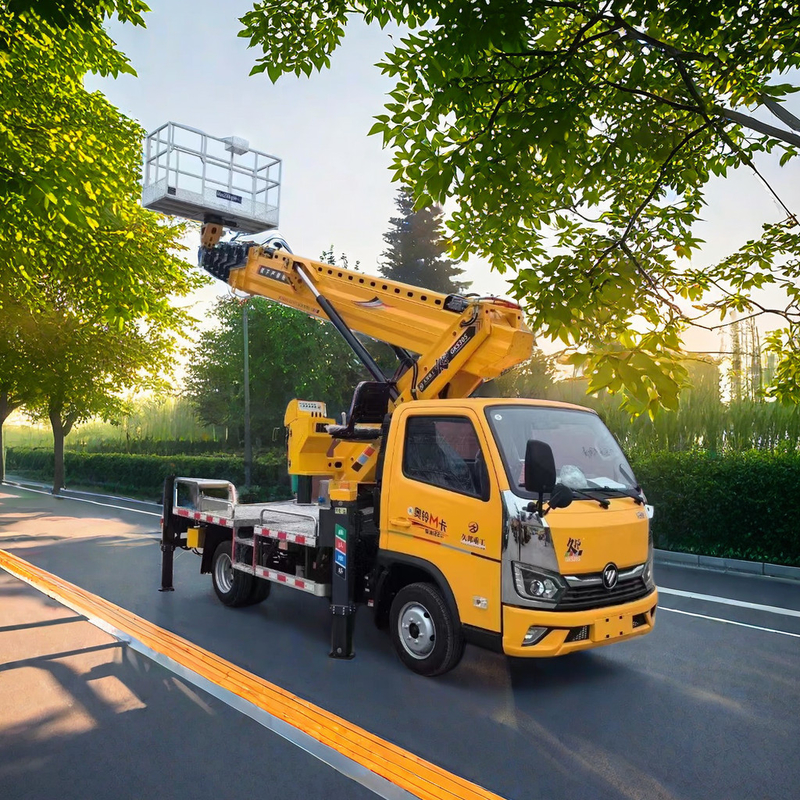 EURO 5 Foton 4*2 Рабочая платформа, установленная на транспортном средстве, 24 метровая воздушная платформа, установленная на грузовике
