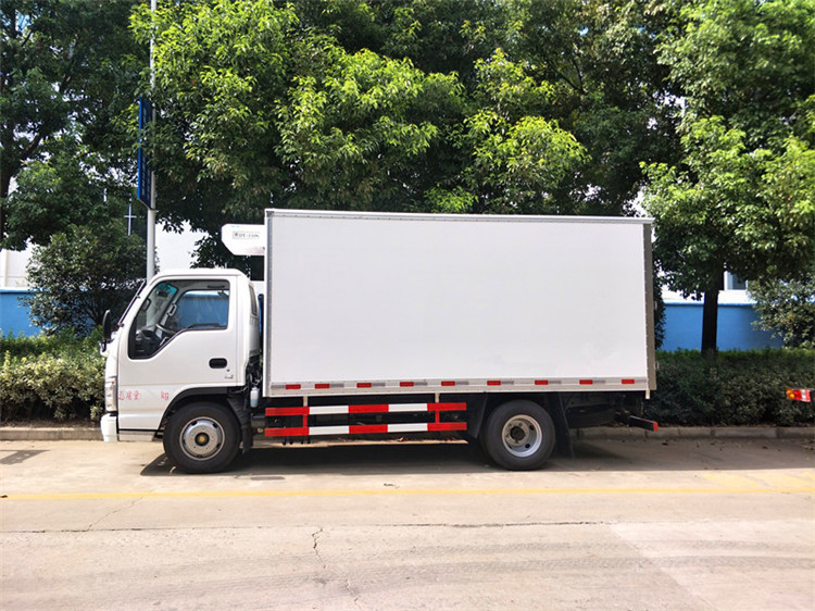 Япония 4*2 ISUZU холодильная коробка грузовик ПТО система 5 тонн морозильный грузовик