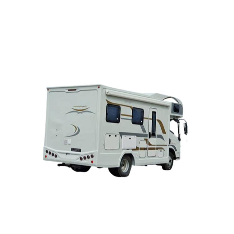 YUEJIN 4x2 Mobile Auto Motorhome Outdoor Luxury RV Caravan Van Для семейных поездок