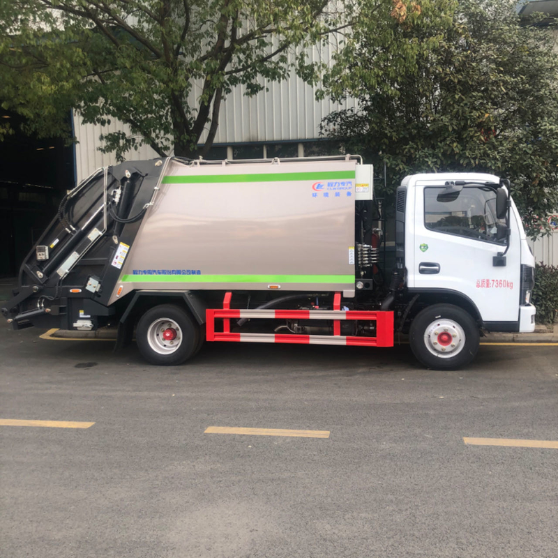 2023 Новый Dongfeng Min мусоросборочный грузовик Для продажи 7м3 компрессор мусоровоз