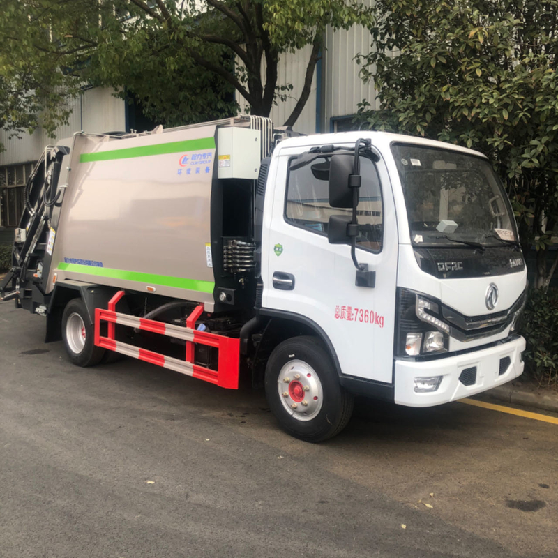2023 Новый Dongfeng Min мусоросборочный грузовик Для продажи 7м3 компрессор мусоровоз