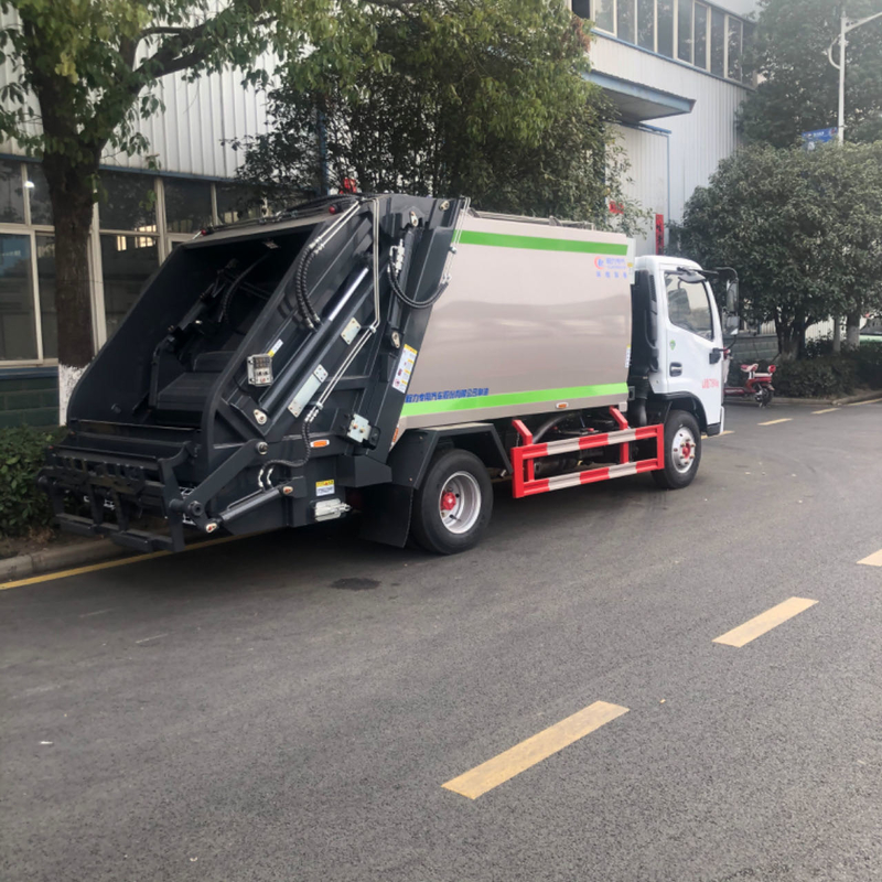 2023 Новый Dongfeng Min мусоросборочный грузовик Для продажи 7м3 компрессор мусоровоз