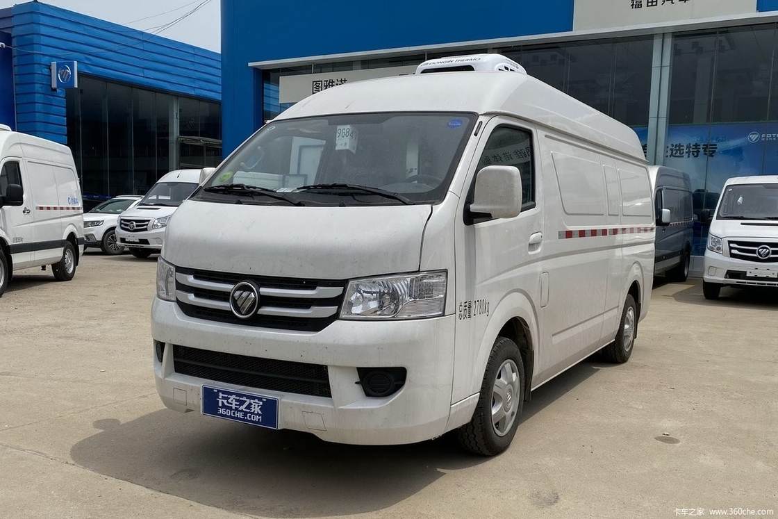 Колеса Van 4 холодной комнаты алюминиевого сплава Refrigerated тележки бензинового двигателя ручные мини 1 тонна