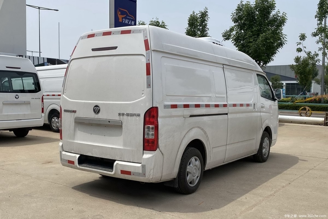 Колеса Van 4 холодной комнаты алюминиевого сплава Refrigerated тележки бензинового двигателя ручные мини 1 тонна