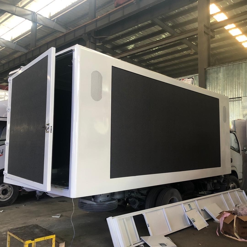 Подгонянная коробка экрана СИД 12ft/14ft/16ft/18ft P4 цифров для установленной тележки