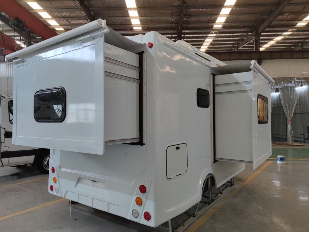Дом RV Каравана Van Decorated Раковины 220V коробки стеклоткани на открытом воздухе