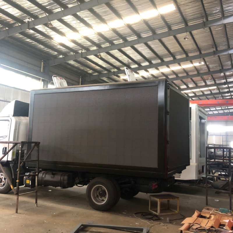Isuzu Led Display Box Truck Pixel Pitch 8mm Мобильный светодиодный экран Billboard Truck Рекламный светодиодный грузовик В продаже
