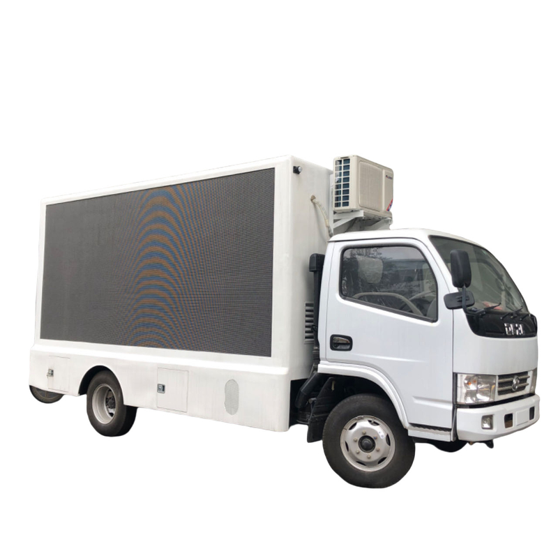 4x2 P4 Dongfeng светодиодный экран на грузовике Euro 5 Euro 6 LHD светодиодный мобильный дисплей